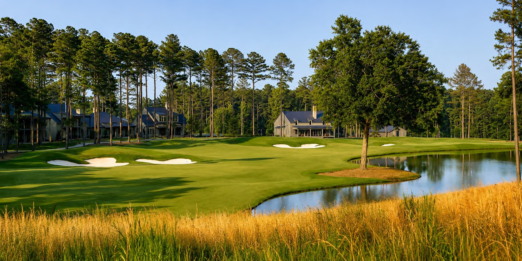 Champions Retreat fairway and lake
