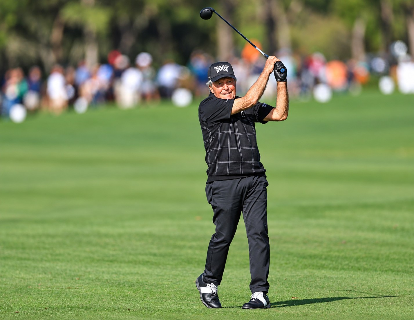 Gary Player on the golf course